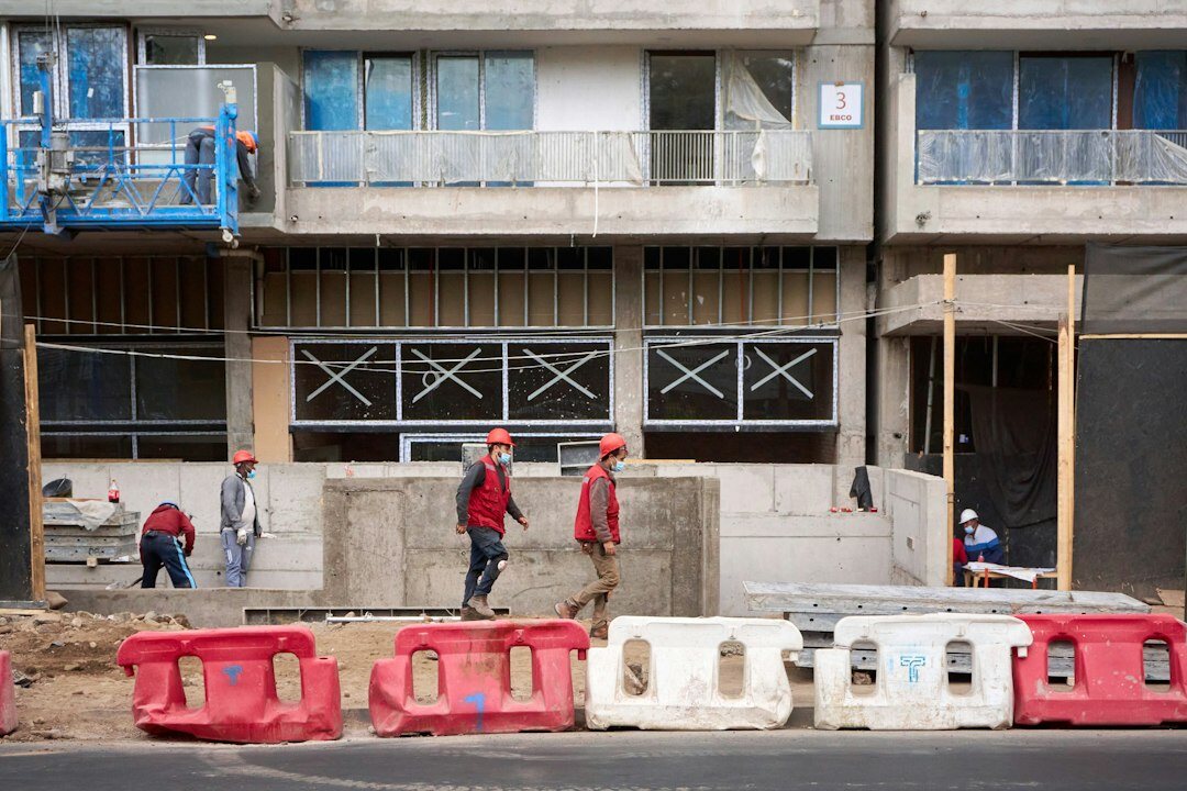 construction site in santiago